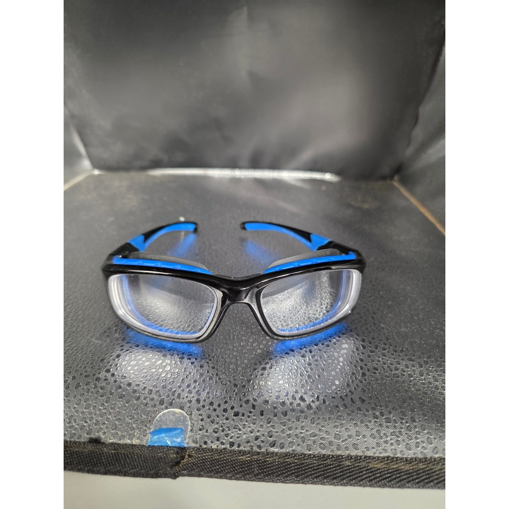 Safety Glasses ANSI Z87 2 Plus Black Blue Foam Seal Prescription Frames Pentax